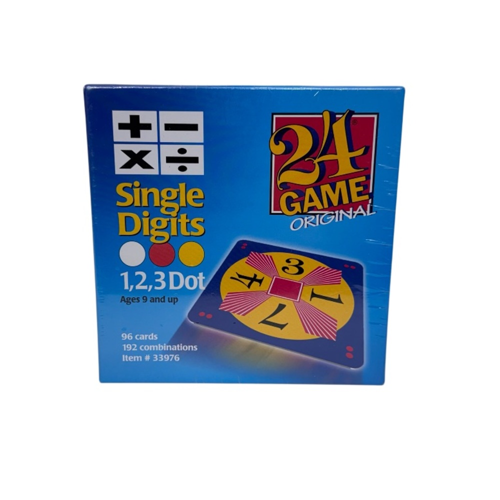 Single Digits 24 Game Original Math & Problem Solving Game For Kids & Adults